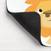 準備完了春ライオンの口 マウスパッド (コーナー)