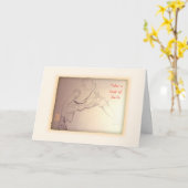 準備完了春勇気付けられる カード (黄色い花)