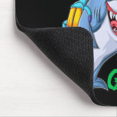 準備完了1年生サメ新学期海 マウスパッド (コーナー)