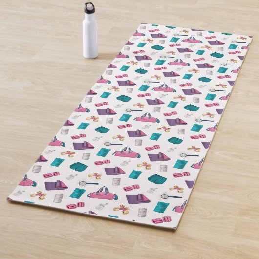 準備完了、セット、グロー ヨガマット (インサイチュ)