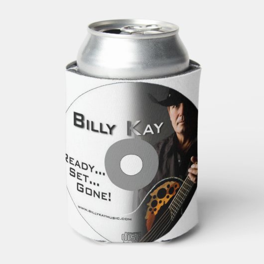 準備完了…セット...行った！CDカバークーラーボックス 缶クーラー (缶正面)