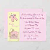 準備，ベビー招待状 招待状 (正面/裏面)