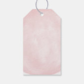 準備！ポップ・アートのベイビーシャワー招待状感謝していお気に入り ギフトタグ (裏面)