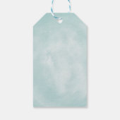 準備！ポップ・アートのベイビーシャワー招待状感謝していお気に入り ギフトタグ (裏面)