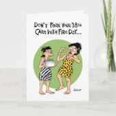 準安心第38誕生日 カード (正面)