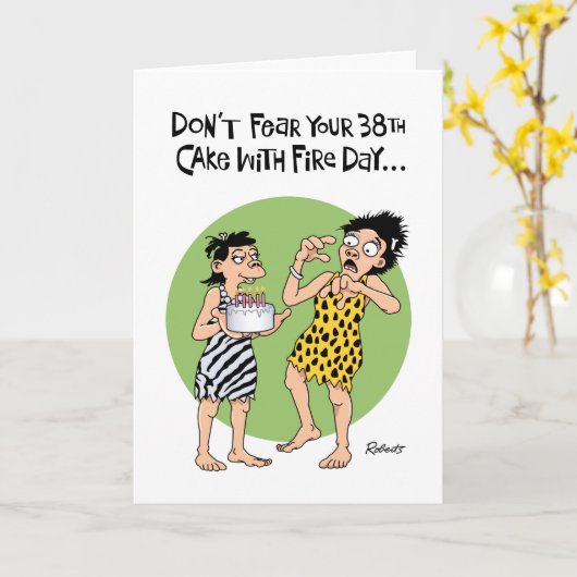 準安心第38誕生日 カード (黄色い花)