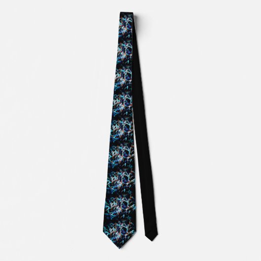 準正装のユニークで芸術的な着色された野草 ネクタイ (正面)