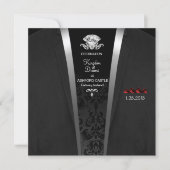 準正装の行先の招待状 招待状 (正面)