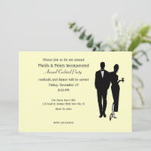 準正装企業のなパーティー 招待状 (スタンド正面)