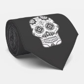 準正装砂糖のスカル ネクタイ (ロール)