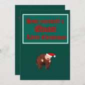 『準』小さなクリスマスを シーズンカード (正面/裏面)