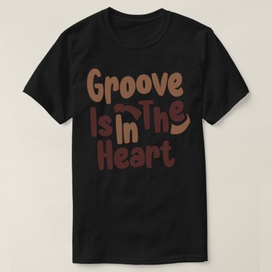 溝がハートヴィンテージ Tシャツ (デザイン正面)