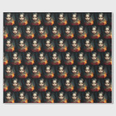 溝がハート ラッピングペーパー (フラット)