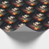 溝がハート ラッピングペーパー (角)