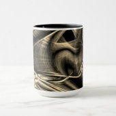 溝すごいのある松のように曲がった マグカップ (中央)