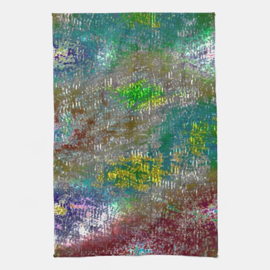 溝で着色され、皮膚が汚れてい絵を描る キッチンタオル (縦)