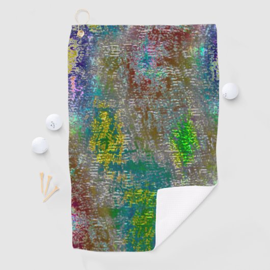 溝で着色され、皮膚が汚れてい絵を描る ゴルフタオル (インサイチュ)