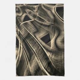 溝のある松の木のように曲がった曲がりが多い キッチンタオル