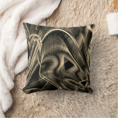 溝のある松の木のように曲がった曲がりが多い クッション (ブランケット)