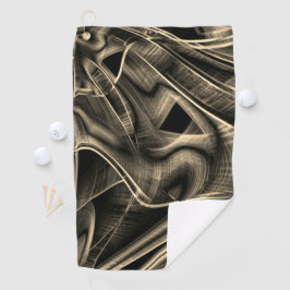 溝のある松の木のように曲がった曲がりが多い ゴルフタオル