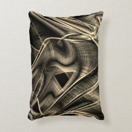 溝のある松の木のように非常にねじれている アクセントクッション