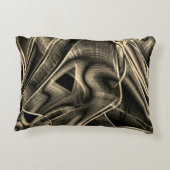 溝のある松の木のように非常にねじれている アクセントクッション (裏面)