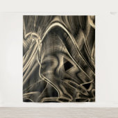 溝のある燃えた松のように多くの曲がった タペストリー (正面)