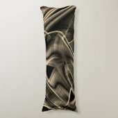 溝のある燃えた松のように多くの曲がった ボディピロー (正面縦)