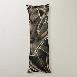 溝のある燃えた松のように多くの曲がった ボディピロー