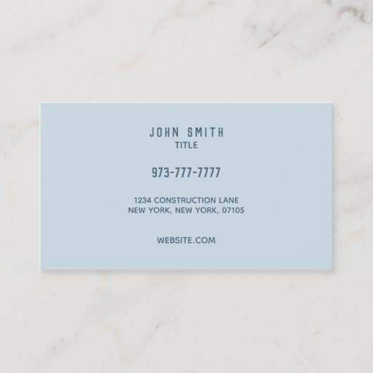 溝のクリーニングの名刺 名刺 (裏面)