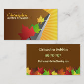 溝のクリーニングの名刺 名刺 (正面/裏面)