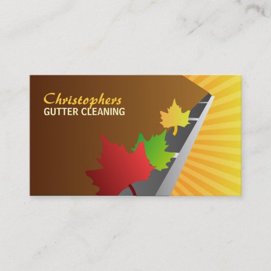 溝のクリーニングの名刺 名刺 (正面)