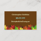 溝の洗剤の名刺 名刺 (裏面)