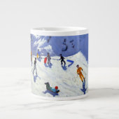 溝の美女Plagne 2004年 ジャンボコーヒーマグカップ (正面)