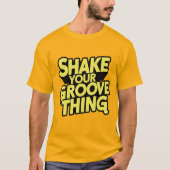 溝を振る Tシャツ (正面)