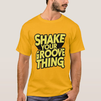溝を振る Tシャツ