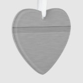 溝フェイク付きブラシ付きメタル オーナメント (正面)