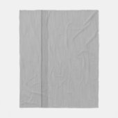 溝フェイク付きブラシ付きメタル フリースブランケット (正面)