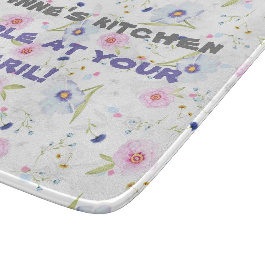 溝付パーソナライズされたき板 カッティングボード (角)