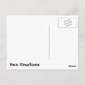 溝型ガメ ポストカード (裏面)