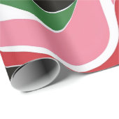 溝深いクリスマスの渦巻き ラッピングペーパー (ロールコーナー)