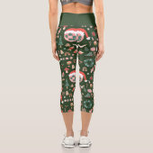 溝深いクリスマスディスコボールサンタ カプリレギンス (裏面)