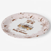 溝深いハロウィーンリトルブベビーシャワー ペーパープレート (アングル)