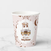 溝深いハロウィーンリトルブベビーシャワー 紙コップ (裏面)