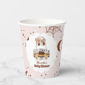 溝深いハロウィーンリトルブベビーシャワー 紙コップ (正面)