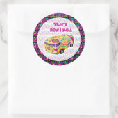 溝深いハートと転がの私の方法 ラウンドシール (バッグ)