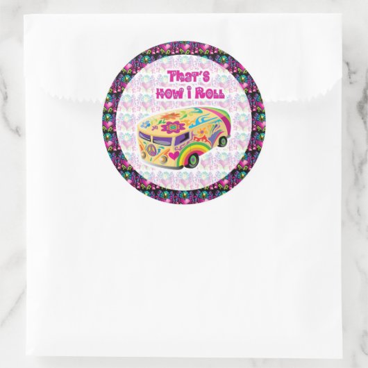 溝深いハートと転がの私の方法 ラウンドシール (バッグ)