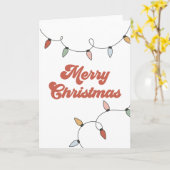 溝深いメリークリスマスライト カード (黄色い花)