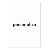 溝深いレトロなヒッピースタイルパープルマーメイド テーブルナンバー (裏面)