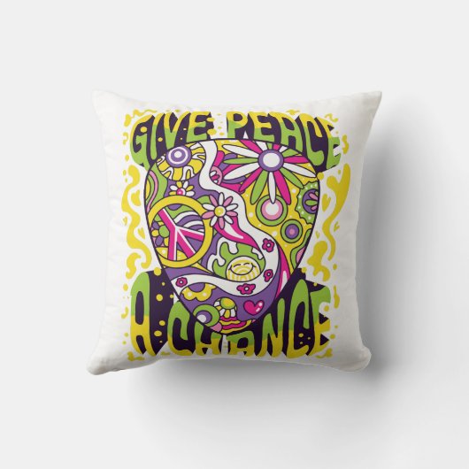 溝深い与え平和のチャンス クッション (裏面)